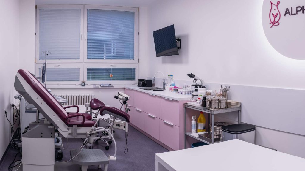Gynekologická ambulancia ALPHA GYN Sabinov – vyšetrovňa